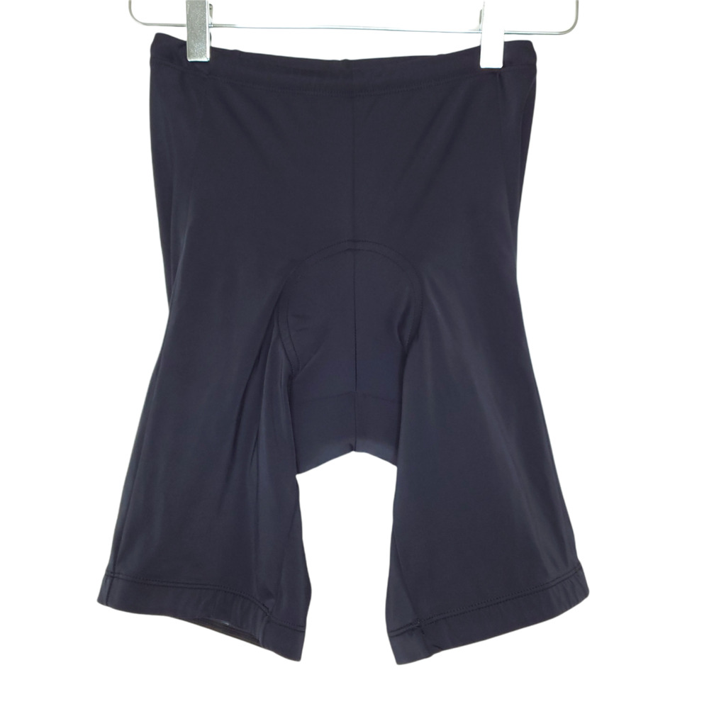 Performance Cycling Biking Shorts M Black Padded 10" Inseam Biker Stretch